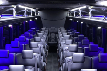 Palmdale Charter Bus Interior