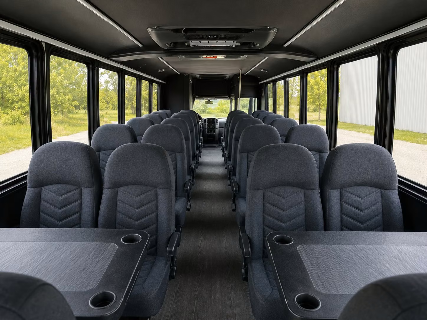 20 passenger minibus interior