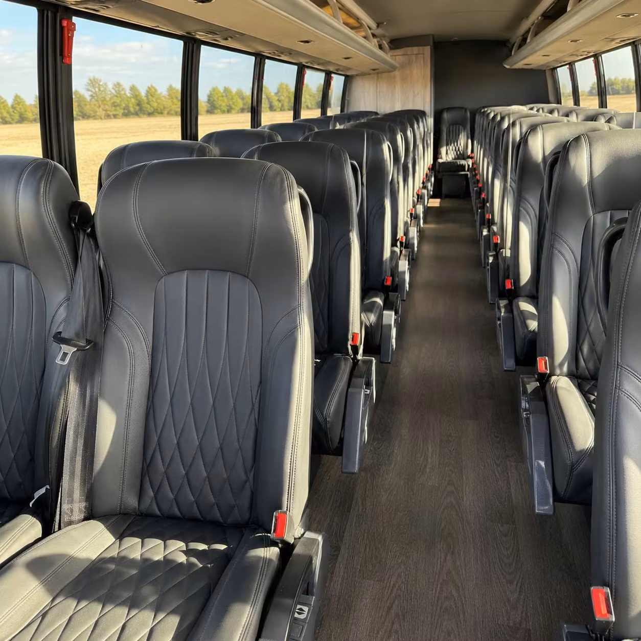 30 passenger minibus interior