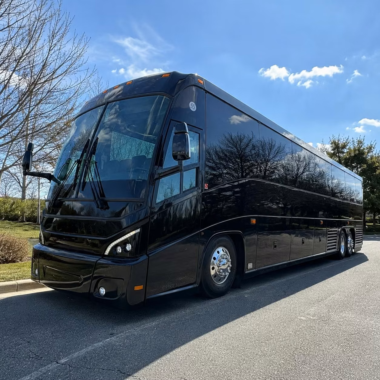 56 passenger charter bus