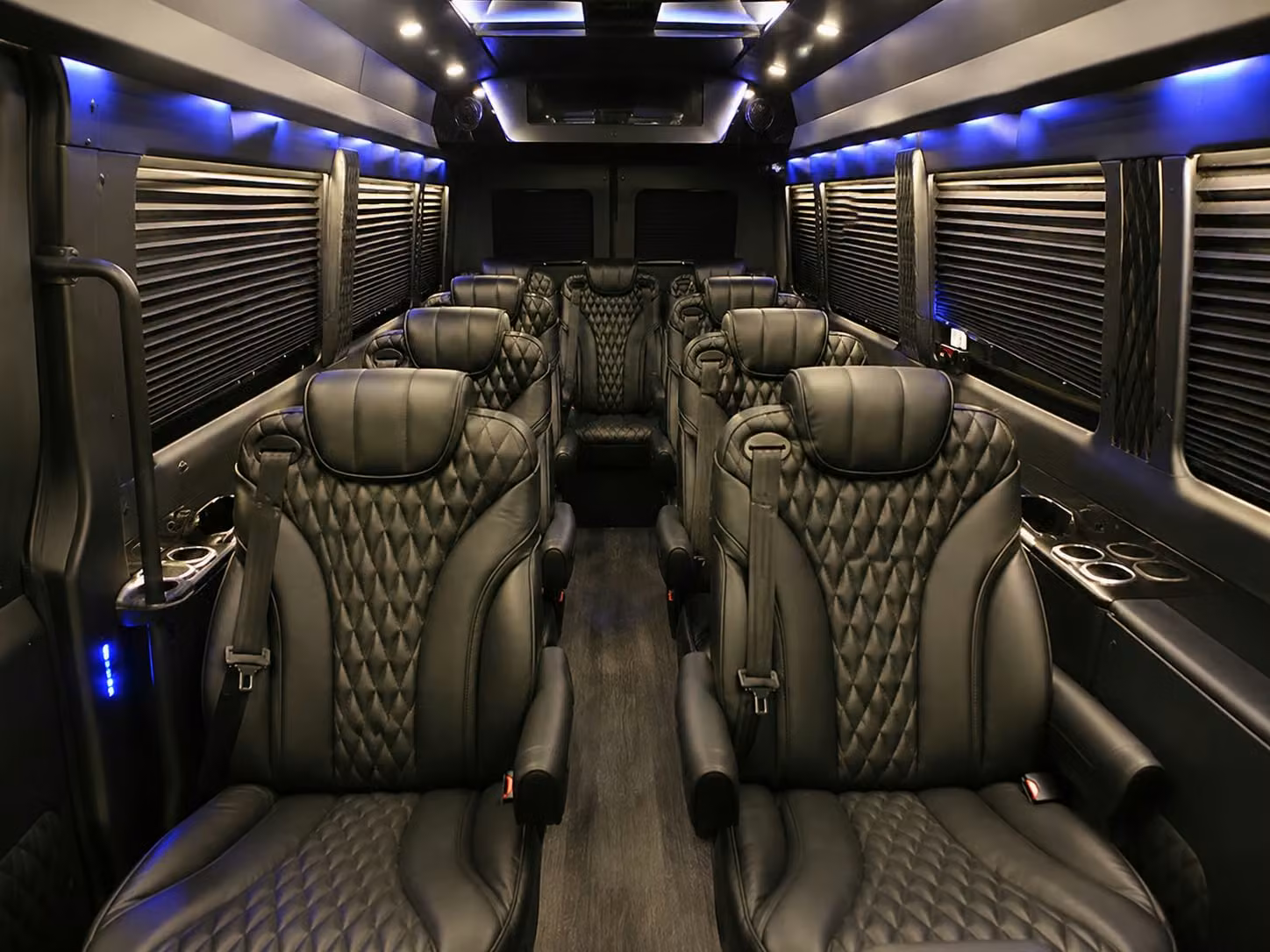 sprinter van with driver inside